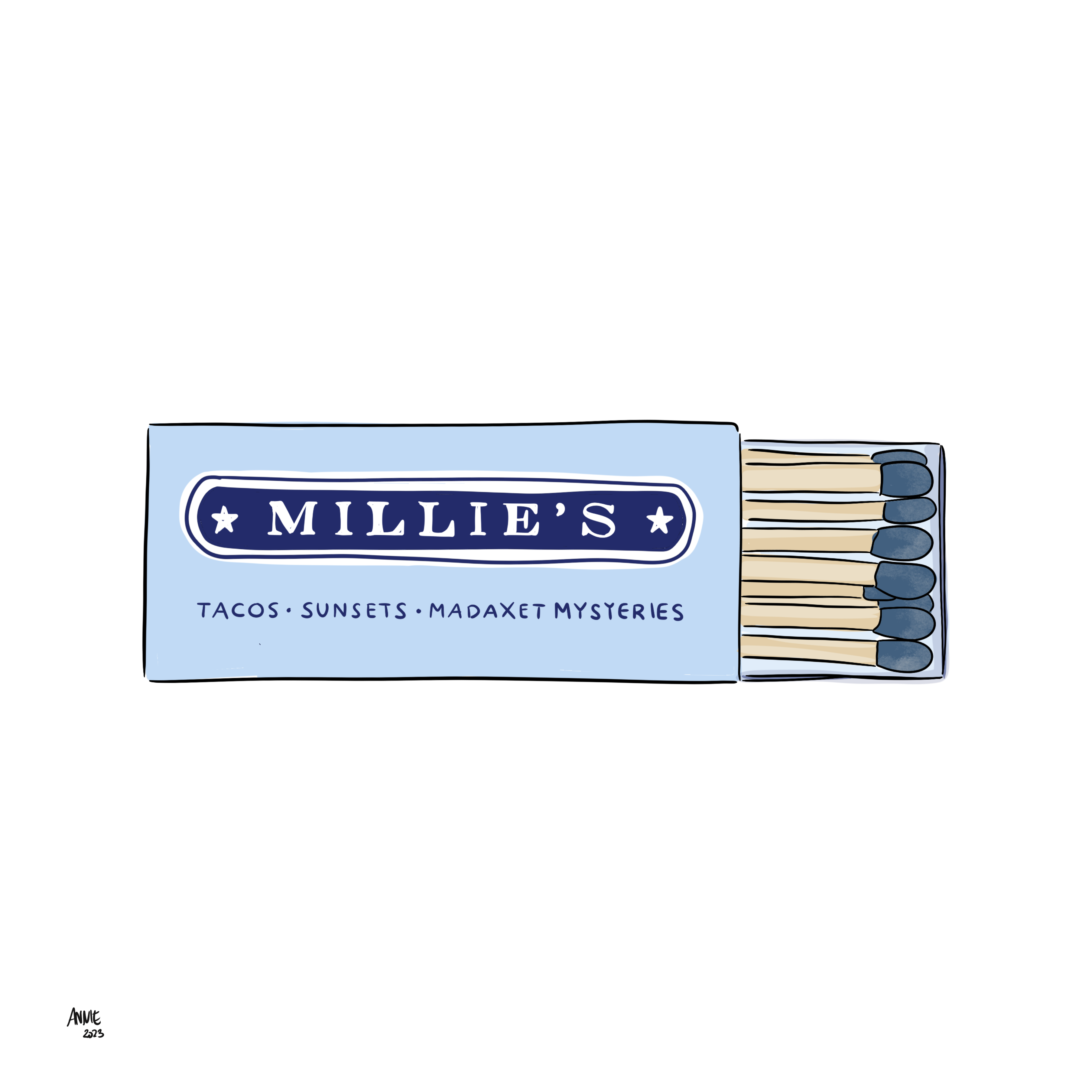 Millie's Nantucket Matchbook