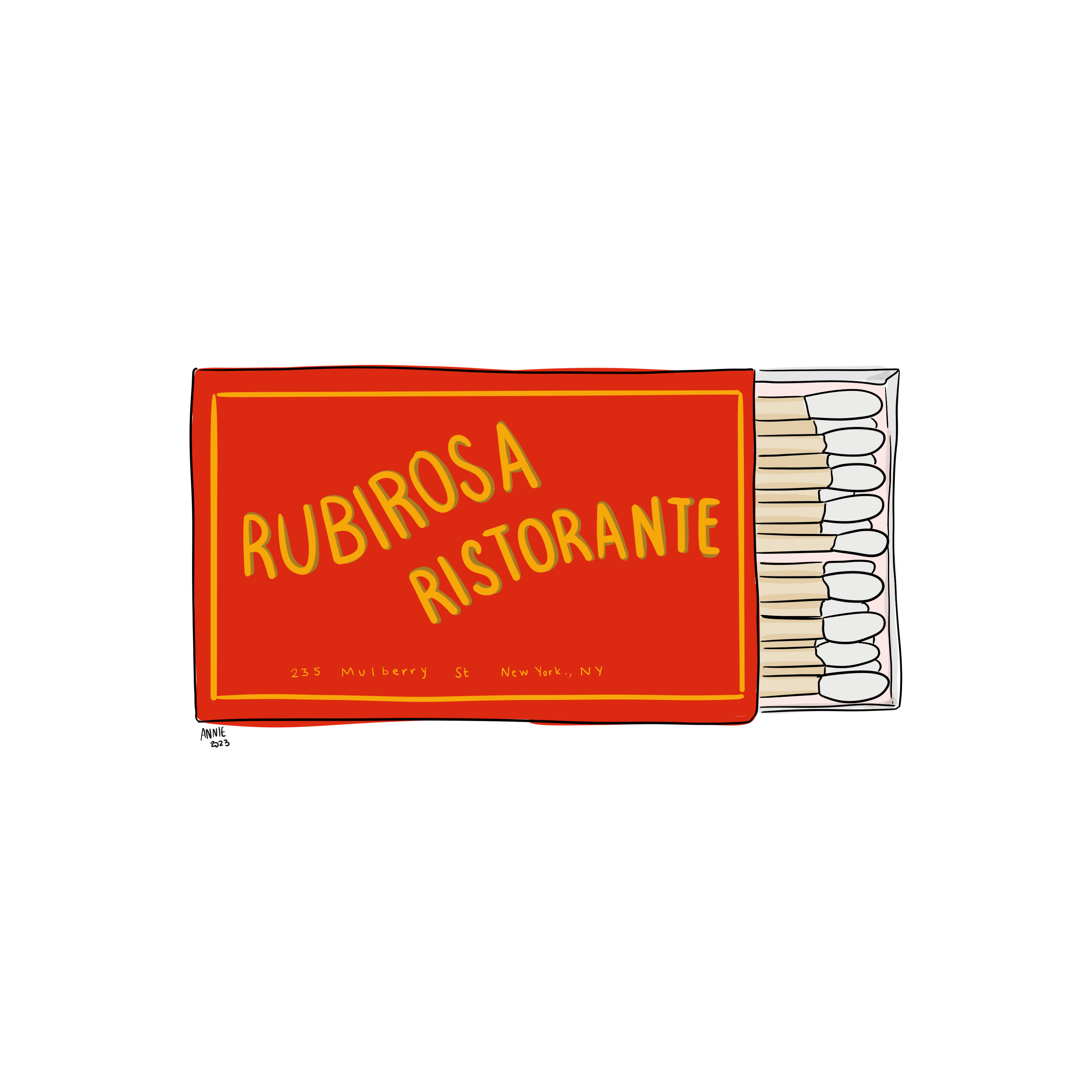 Rubirosa Matchbook