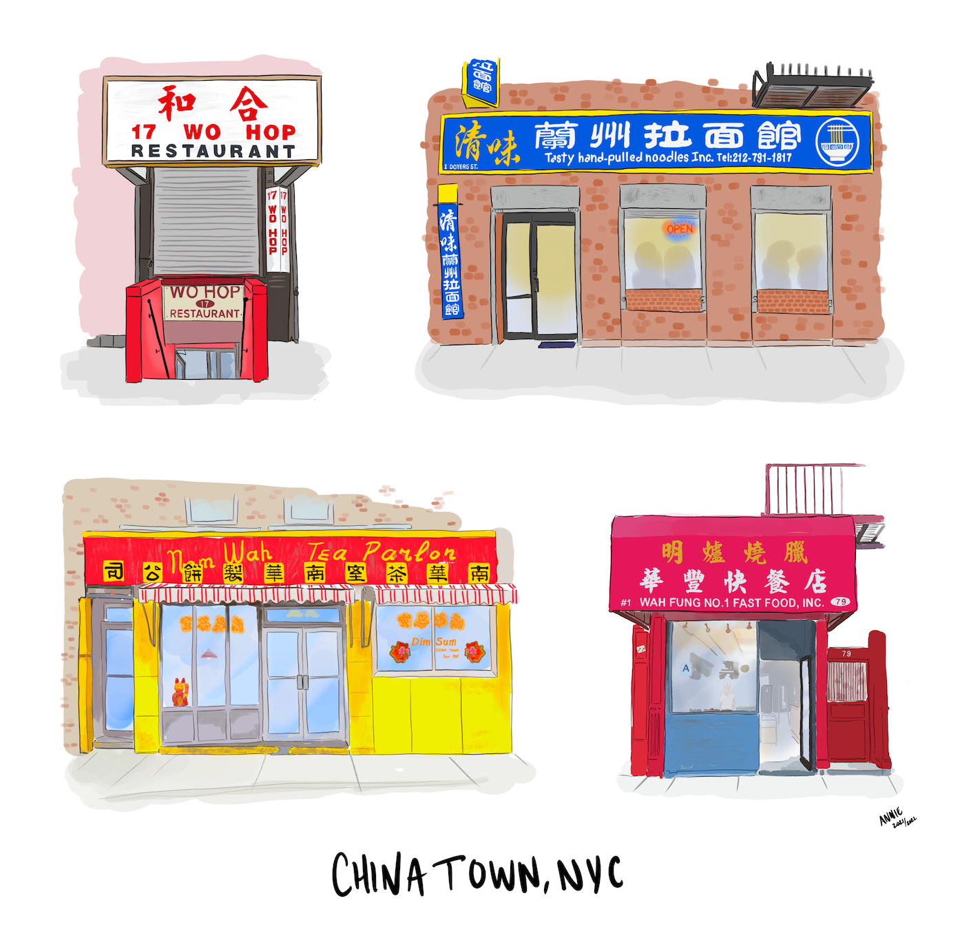 Chinatown Collage